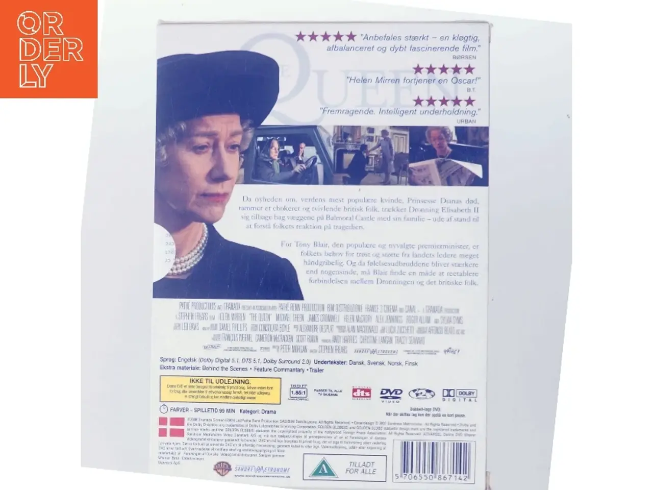 Billede 3 - Queen, The*                            <span class="label label-blank pull-right"<Standard edition</span< med Helen Mirren (DVD)