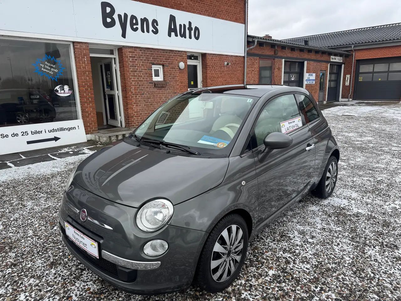 Billede 3 - Fiat 500 Nysyn Økonomisk køre langet 27 K/L