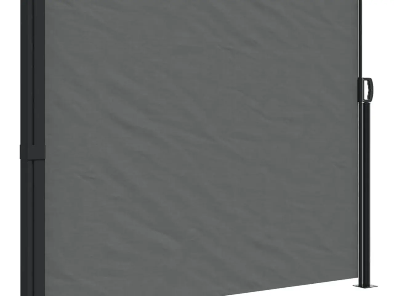 Billede 2 - Sammenrullelig sidemarkise 160 x 600 cm antracitgrå