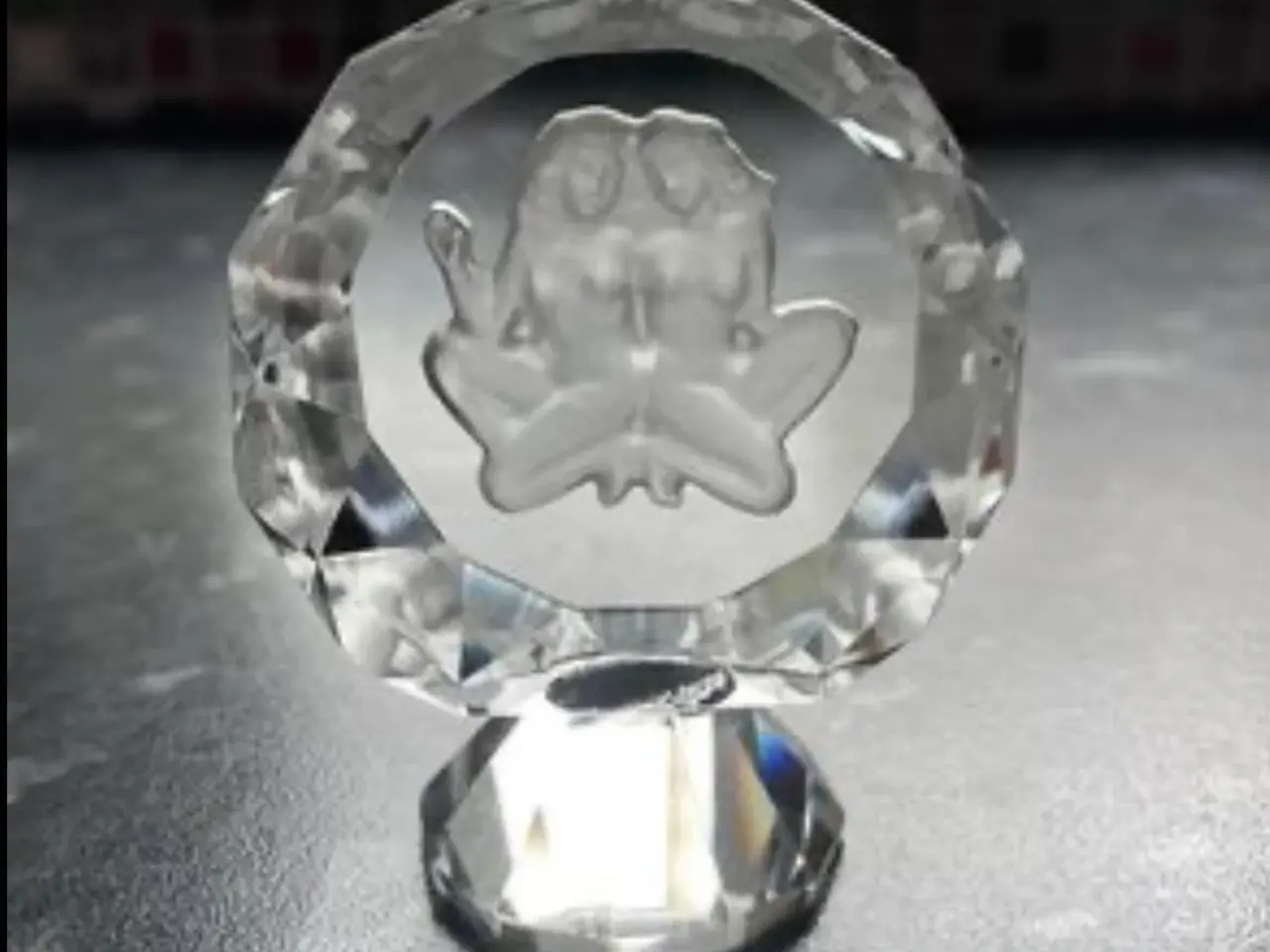 Billede 6 - Retro miniature dekoration af ægte krystal