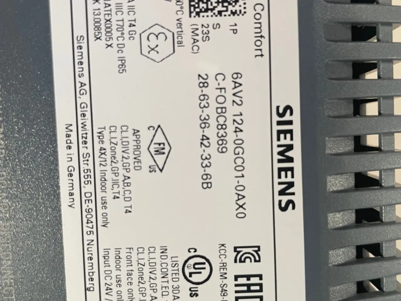Billede 7 - Siemens SIMATIC HMI TP700 Comfort 7"