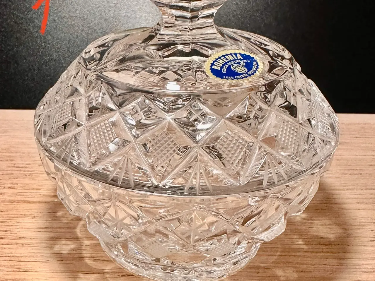 Billede 3 - Vintage genstande af krystal sælges.