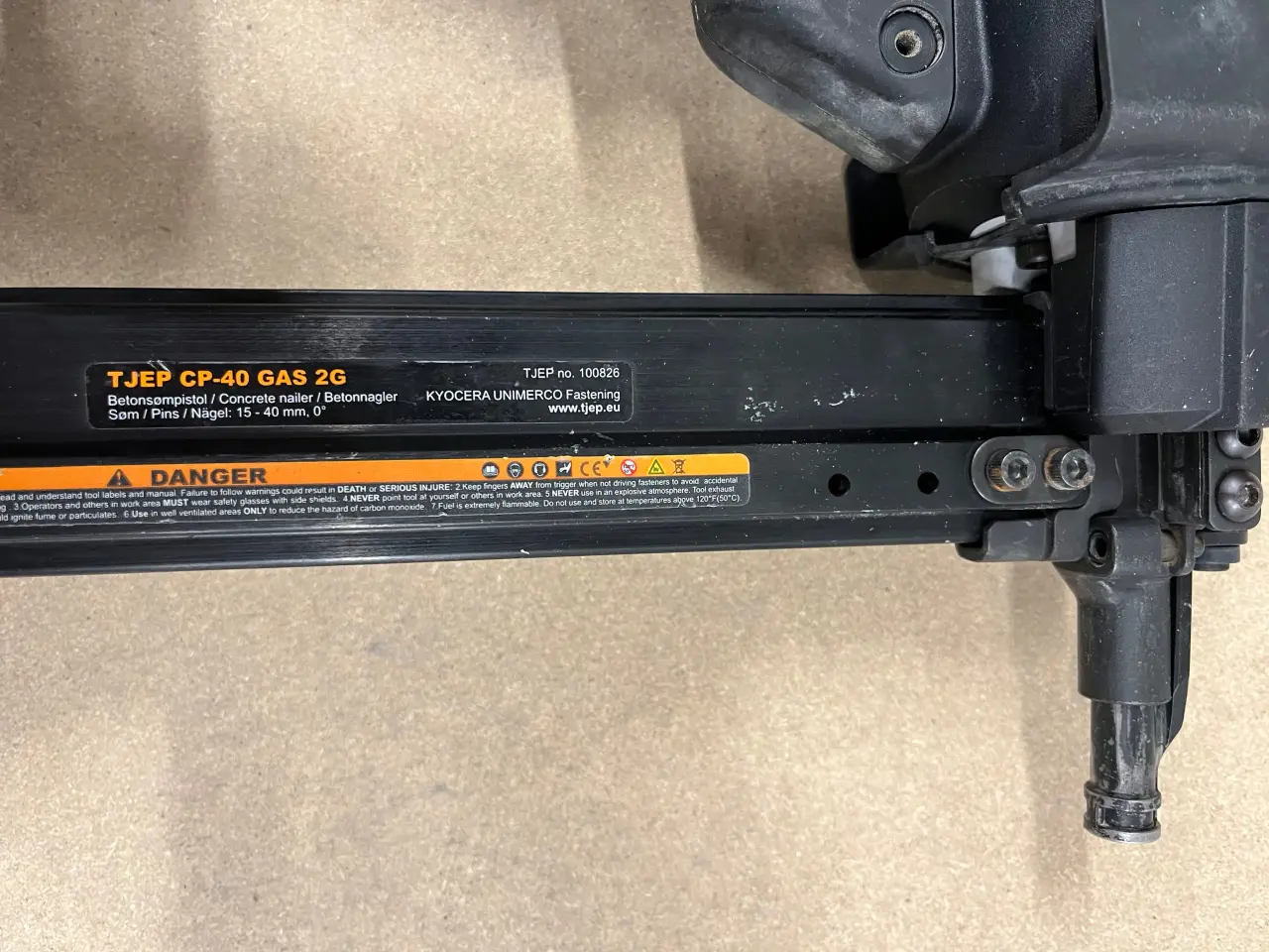 Billede 2 - Tjep CP 40. Betonsøm pistol