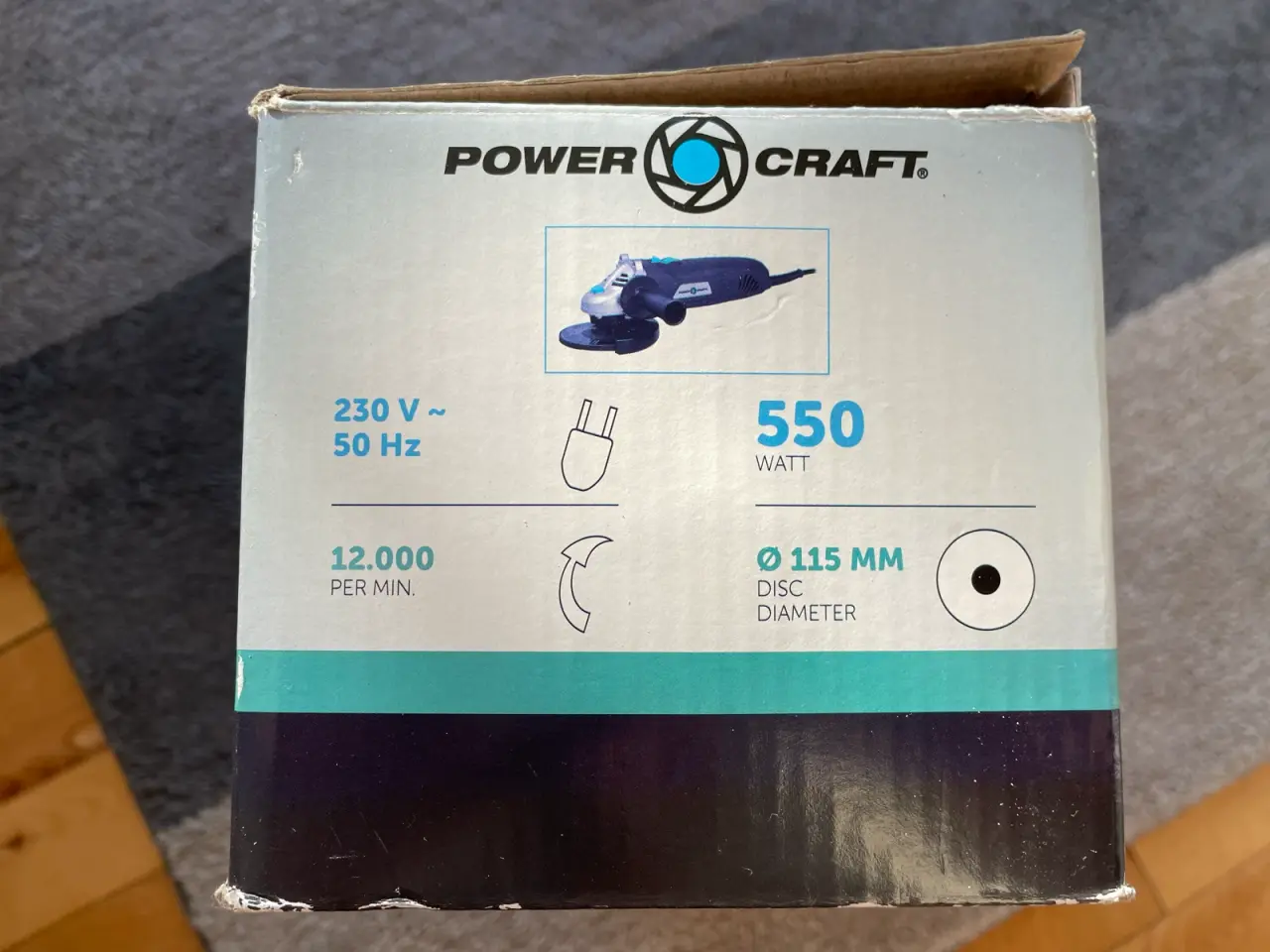 Billede 5 - Vinkelsliber 550 W Ø115 mm - POWER CRAFT