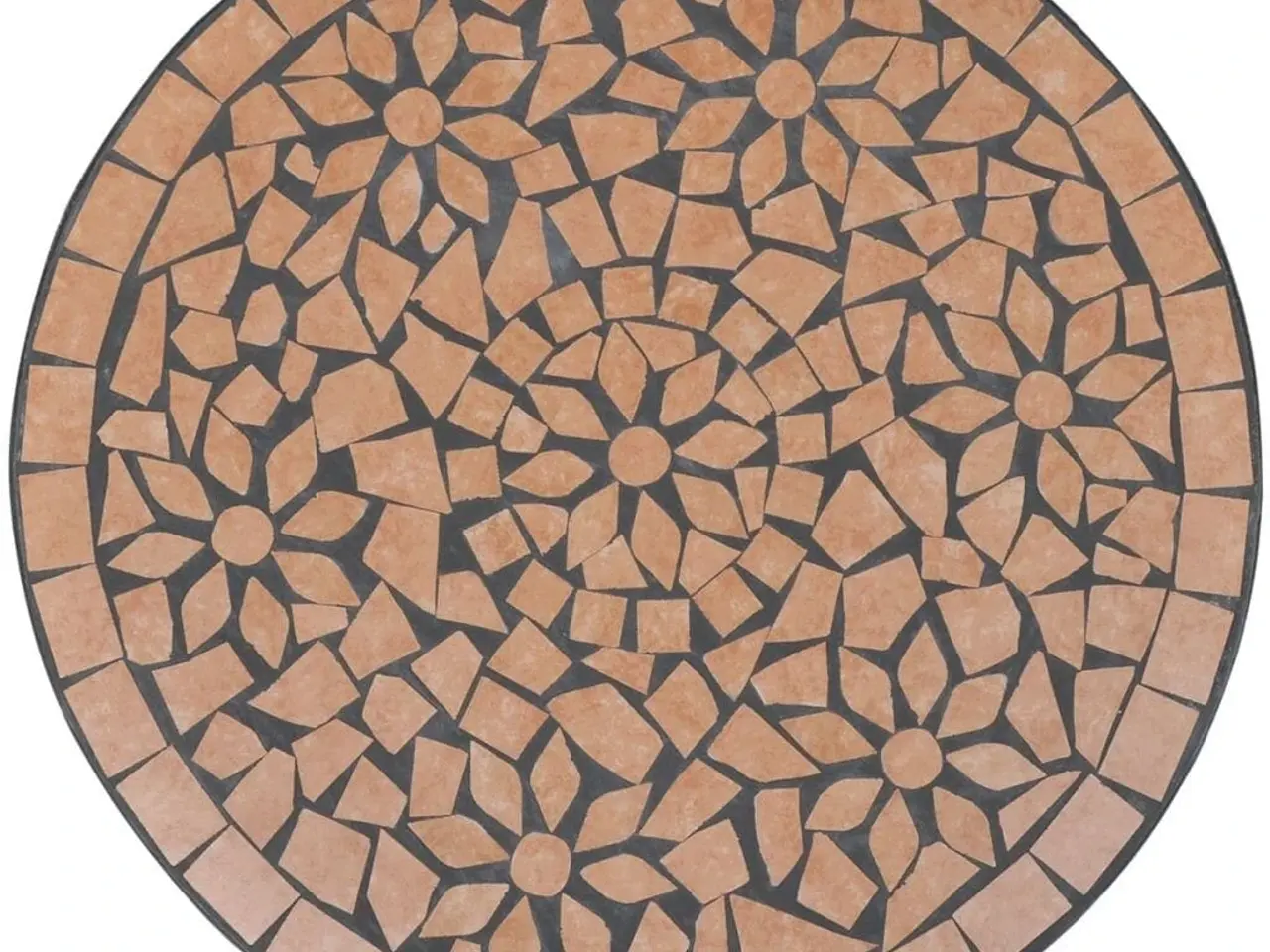 Billede 3 - Bistrobord 60 cm mosaik terracotta
