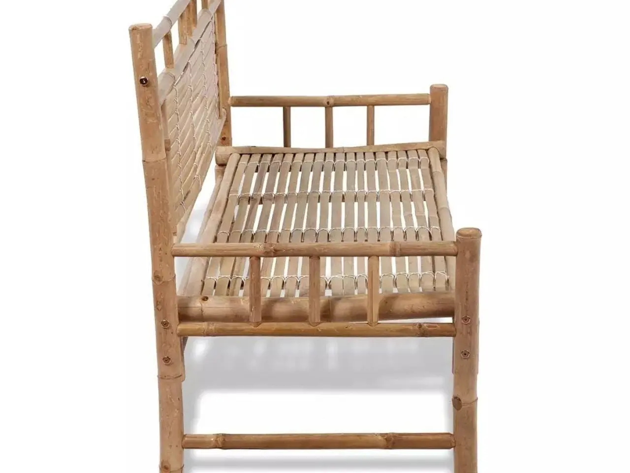 Billede 4 - Havebænk i bambus - 120 cm