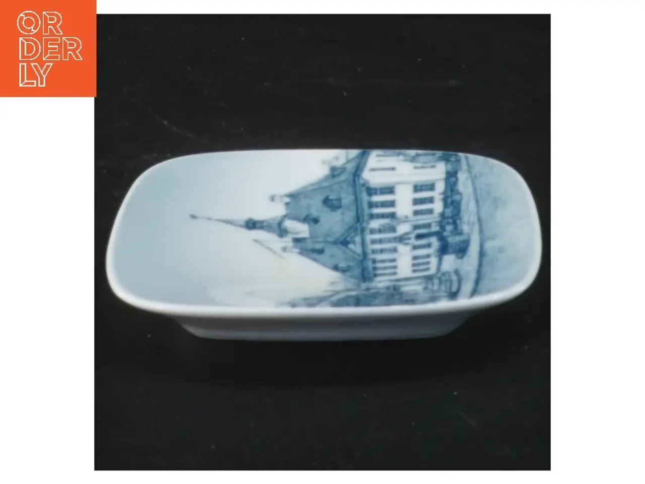 Billede 2 - Tallerken fra B&G (str. 8,5x8,5 cm), Randers Rådhus
