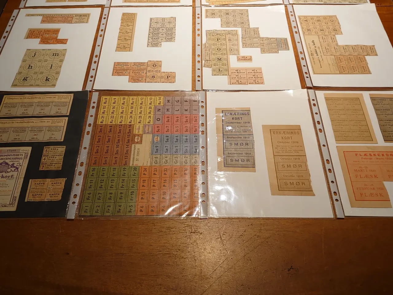 Billede 5 - Stor samling Rationeringsmærker. 1939-52