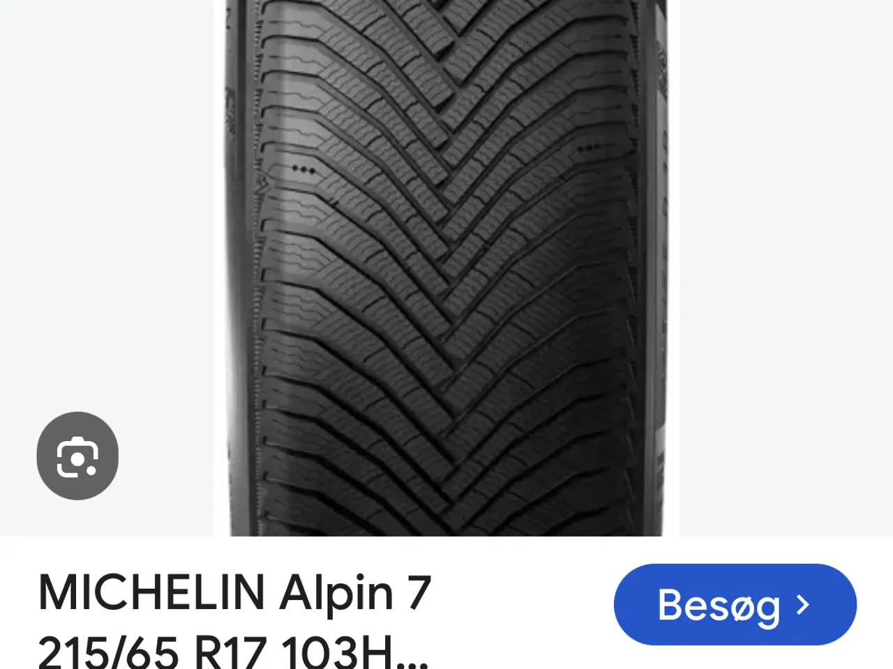 Billede 1 - Michelin vinterhjul på stålfælge