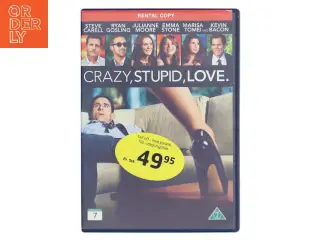 Crazy, Stupid, Love. med Steve Carell (DVD)