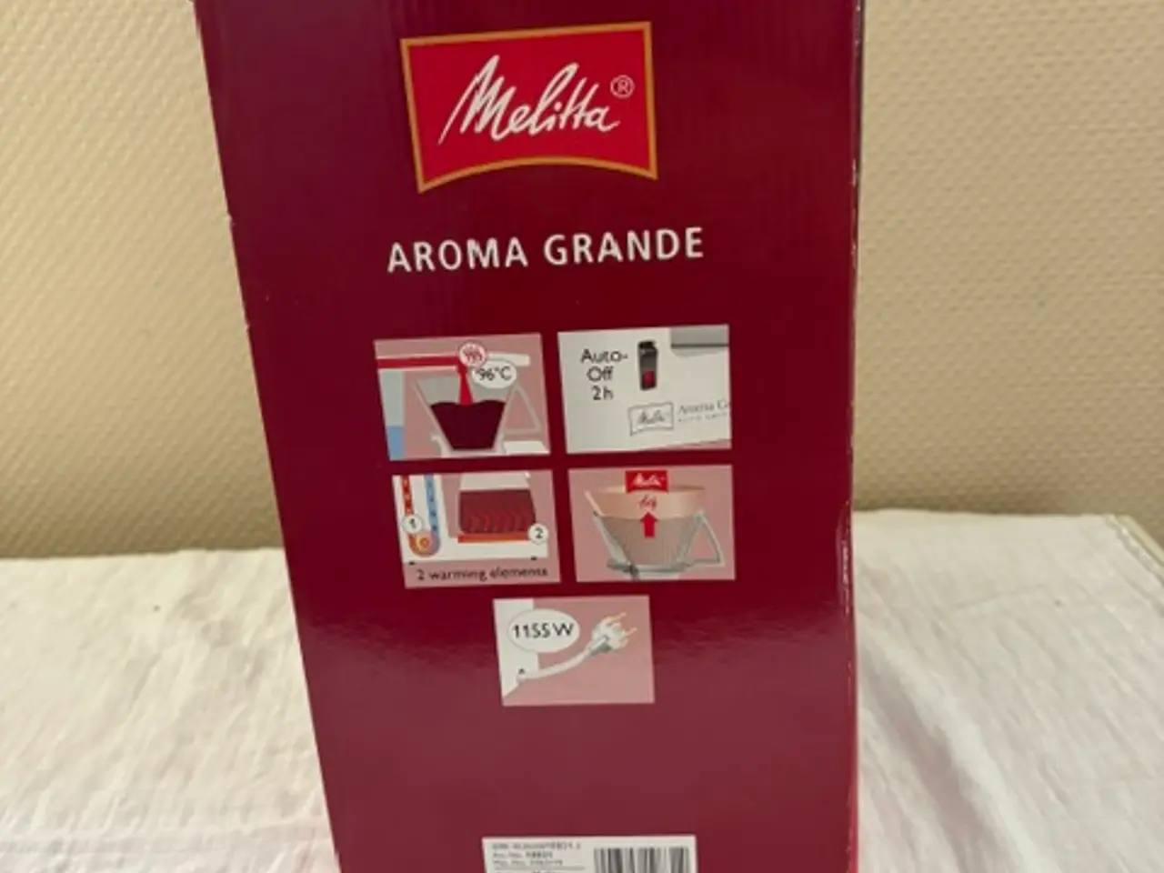 Billede 5 - Melitta Aroma Grande Kaffemaskine - Hvid
