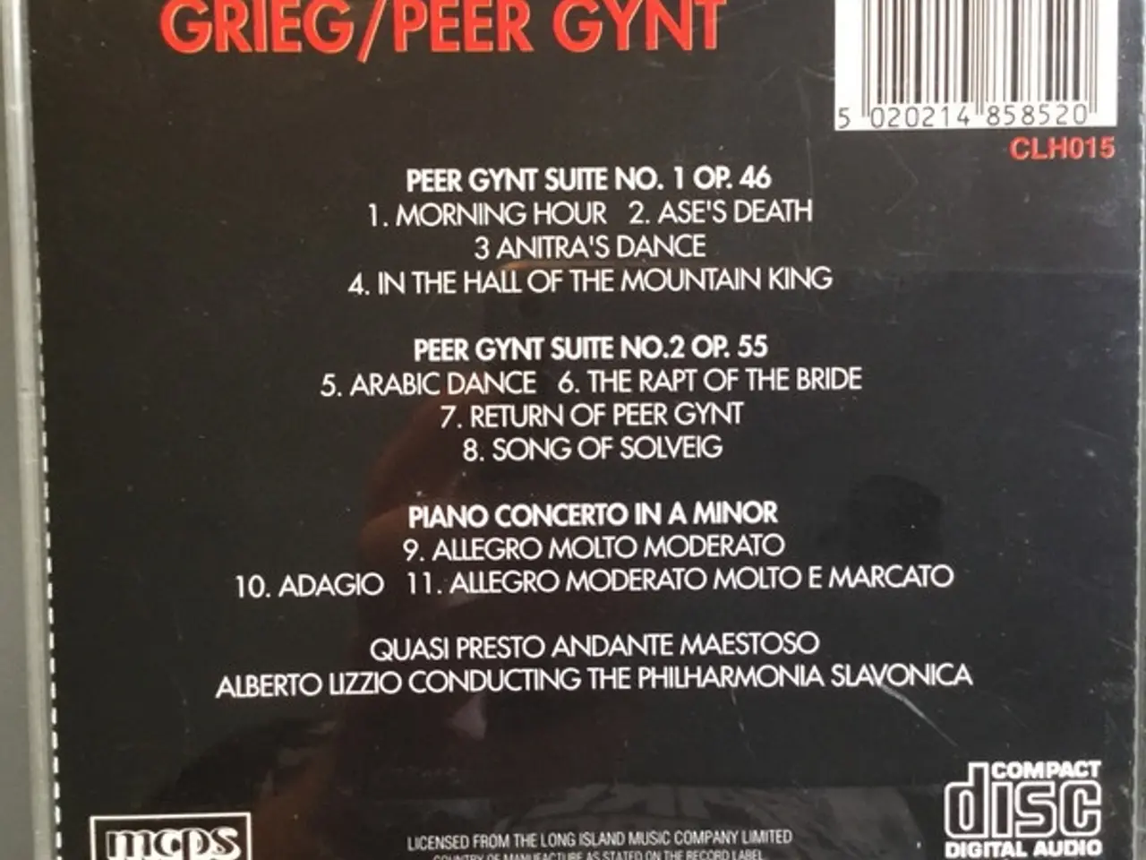 Billede 2 - Grieg* – Grieg / Peer Gynt – CD