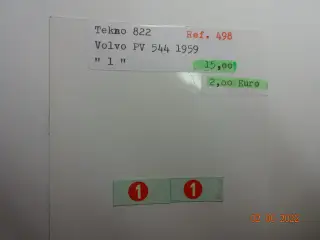 Tekno decalsæt til Volvo PV 544