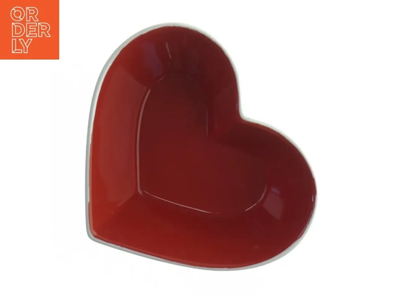 Billede 2 - Hjerteformet dual-farvet skål fra Sagaform (str. 13 x. 11 cm)