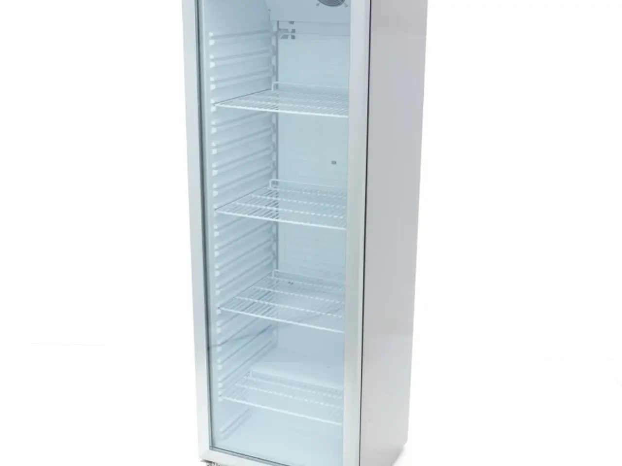 Billede 1 - Displaykøleskab 400 L- rustfrit stål