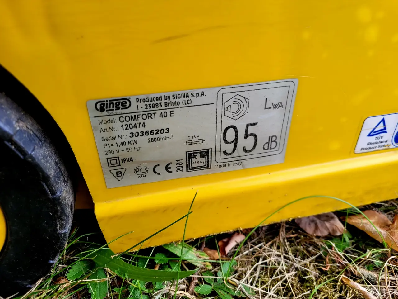Billede 6 - Ginge 40 E Comfort 1400w plæneklipper