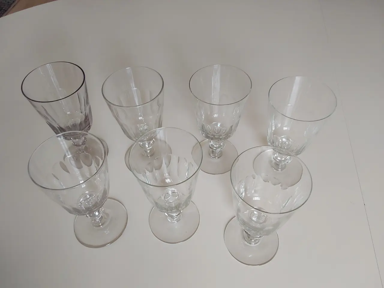 Billede 1 - Christian d. VIII rødvinsglas