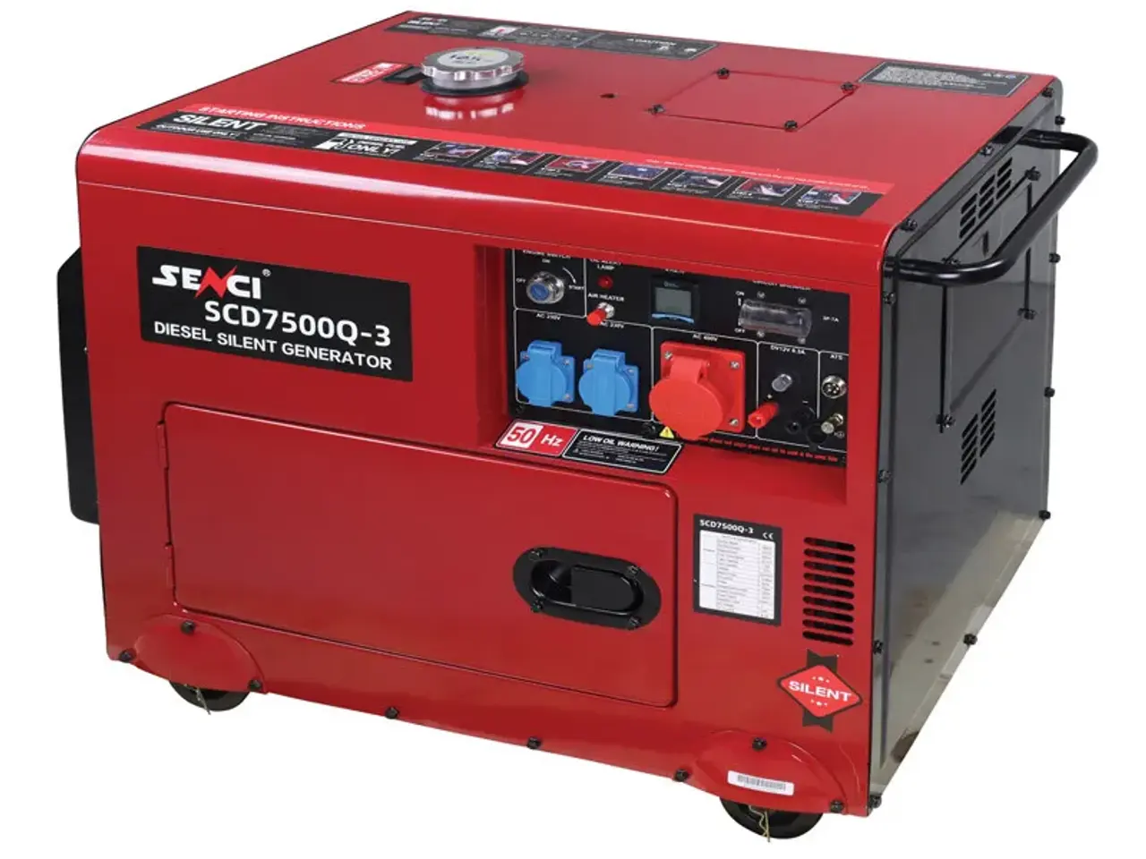 Billede 2 - Lydsvag diesel Generator - 230 eller 400 volt