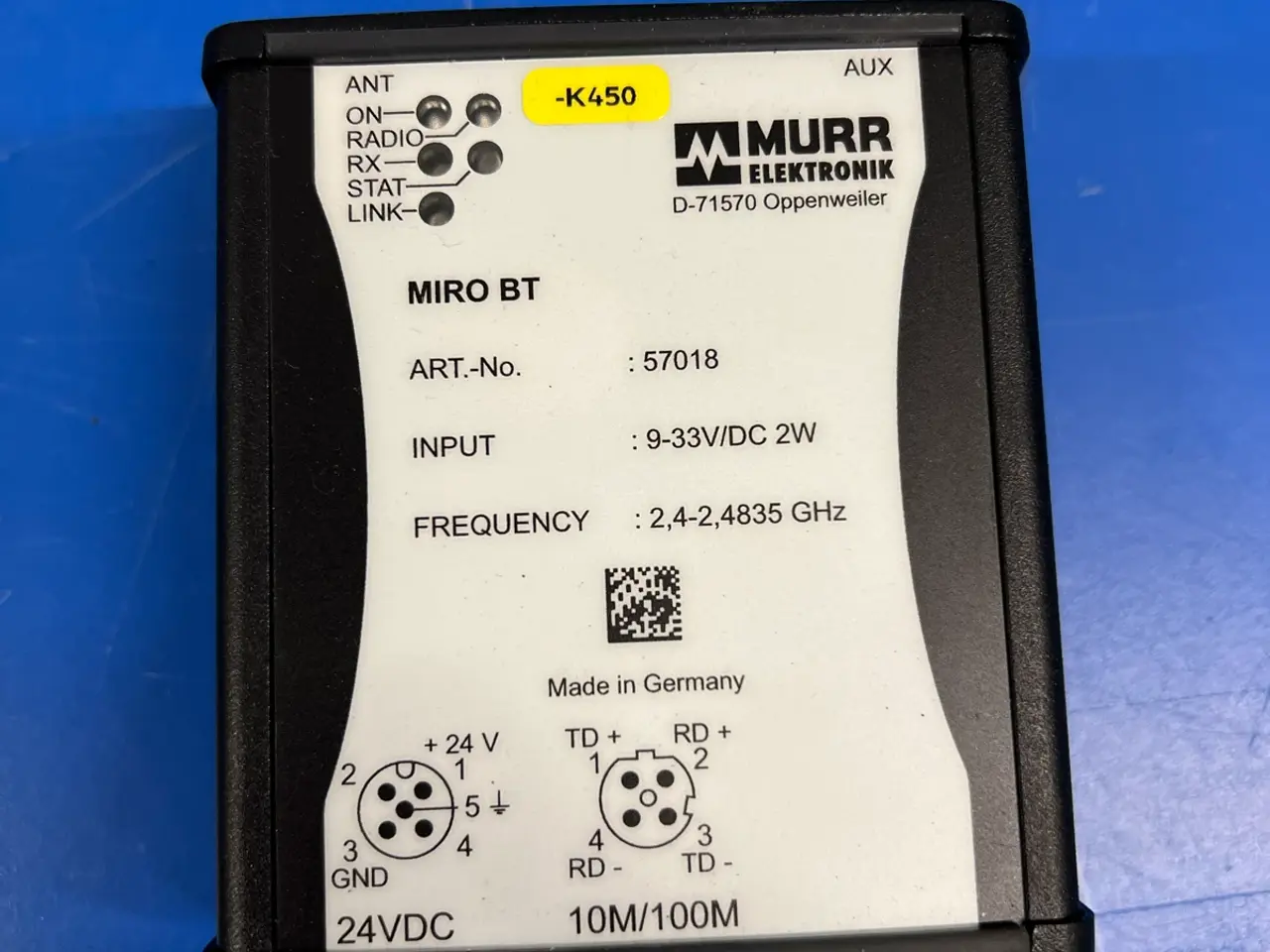 Billede 1 - Murr Elektronik MIRO BT