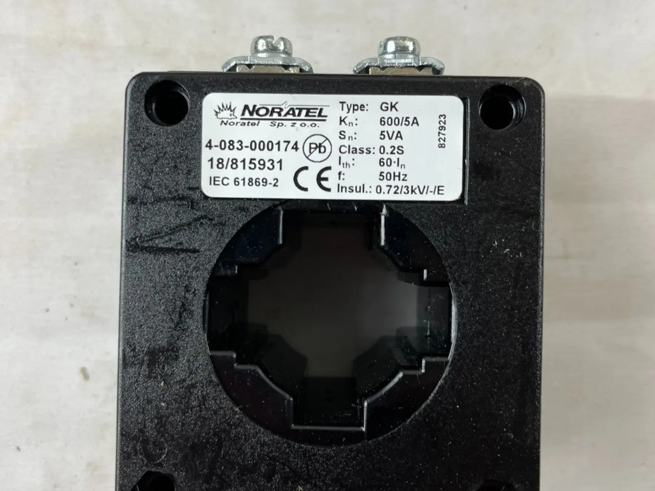Billede 8 - Noratel GK strømtransformer 600/5A 5VA Class 0.2S