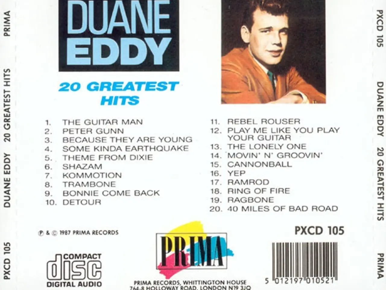 Billede 2 - Duane Eddy – 20 Greatest Hits – CD