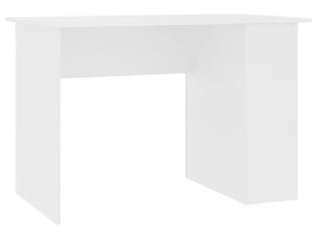 Billede 2 - Skrivebord med 2 hylder 110 x 60 x 73 cm - hvid