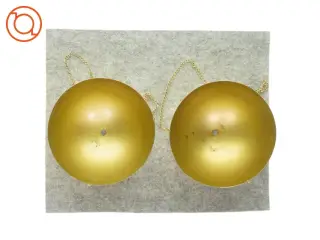 ampler i guldfarvet metal. Til ophængning (str. 10 x 20cm)