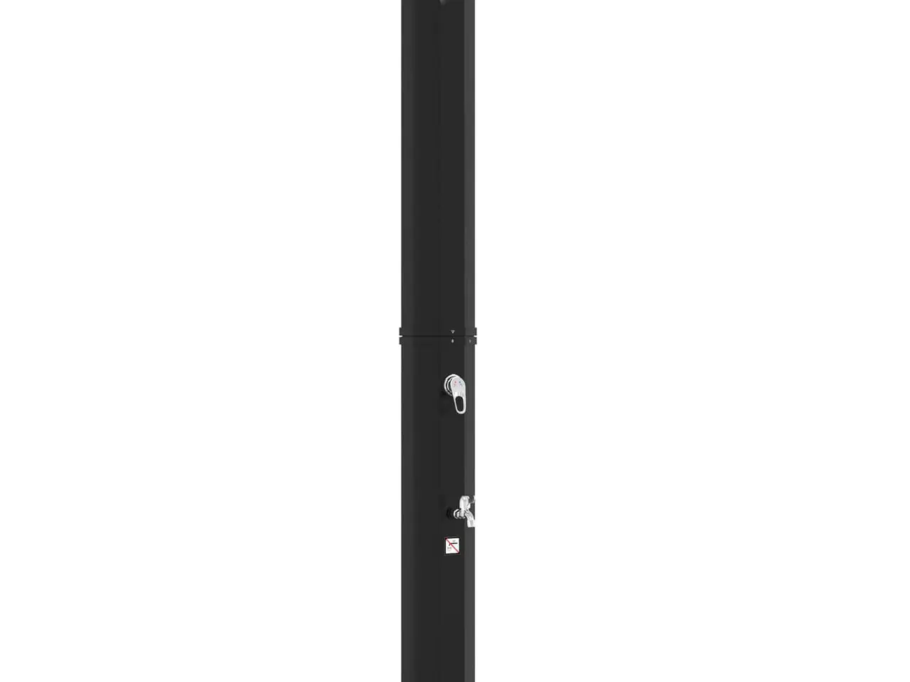 Billede 2 - Solbruser med bruserhoved og vandhane 40 l sort
