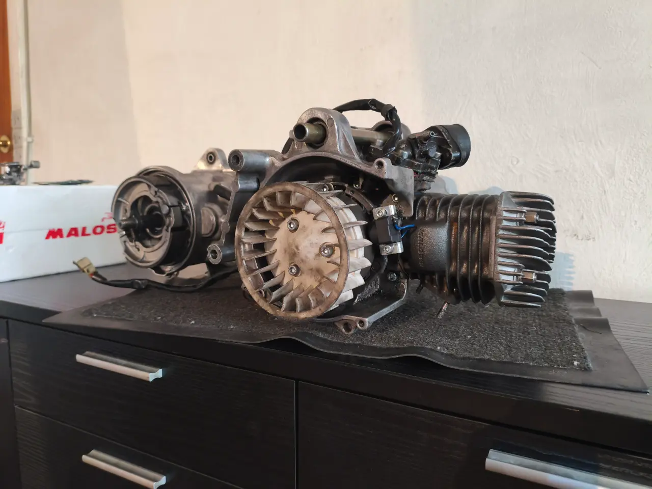 Billede 8 - 125cc minarelli 4VP motor med kick og blæse