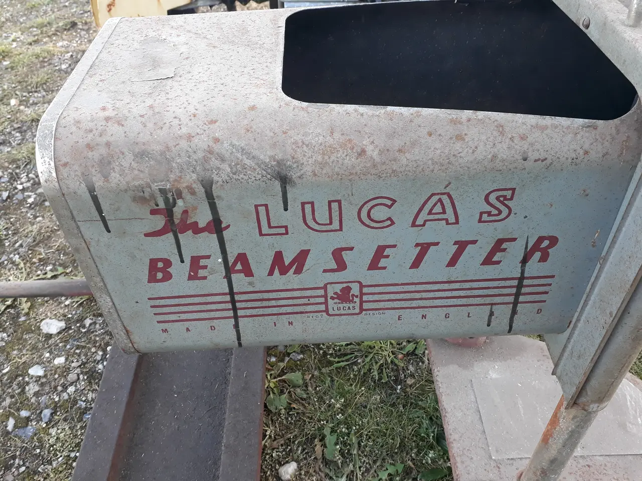 Billede 5 - Veteran Lygte Justerings Apparat mrk. Lucas. 