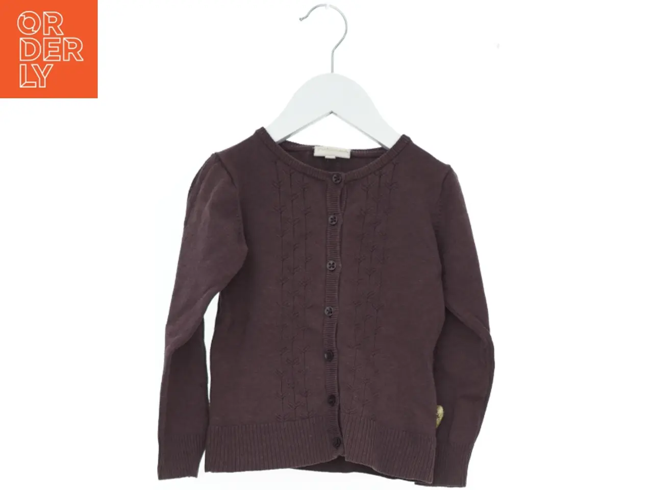 Billede 1 - Klassisk brun cardigan fra Pomp de Lux (str. 98)