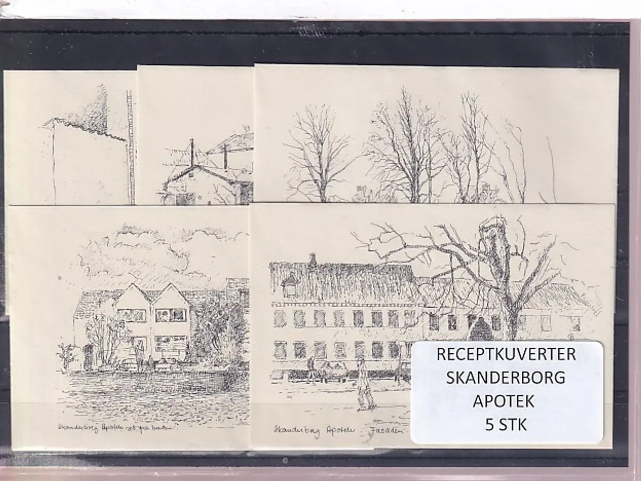 Billede 1 - Receptkuverter - Skanderborg Apotek - 5 Stk.