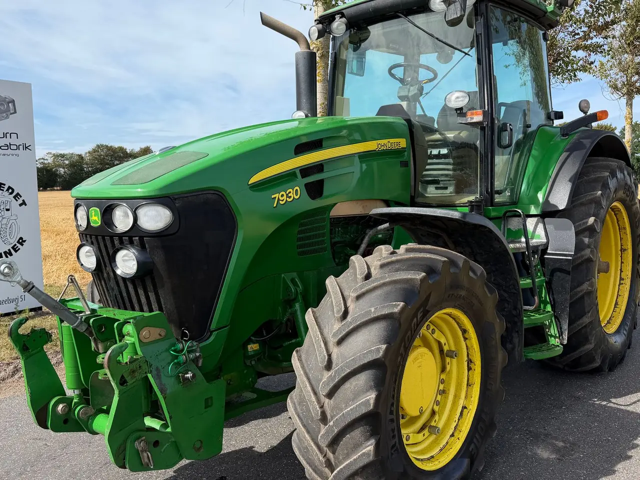 Billede 1 - John Deere 7930 M. Frontlift, TLS affjedret foraksel, Front PTO og Autotrac Ready