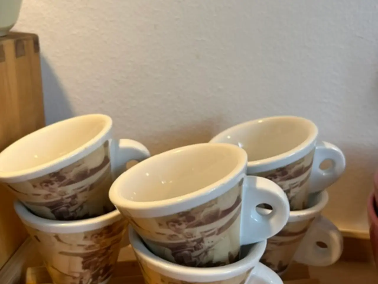 Billede 1 - 6 sjældne Bel Paese kaffekopper – Limited Edition