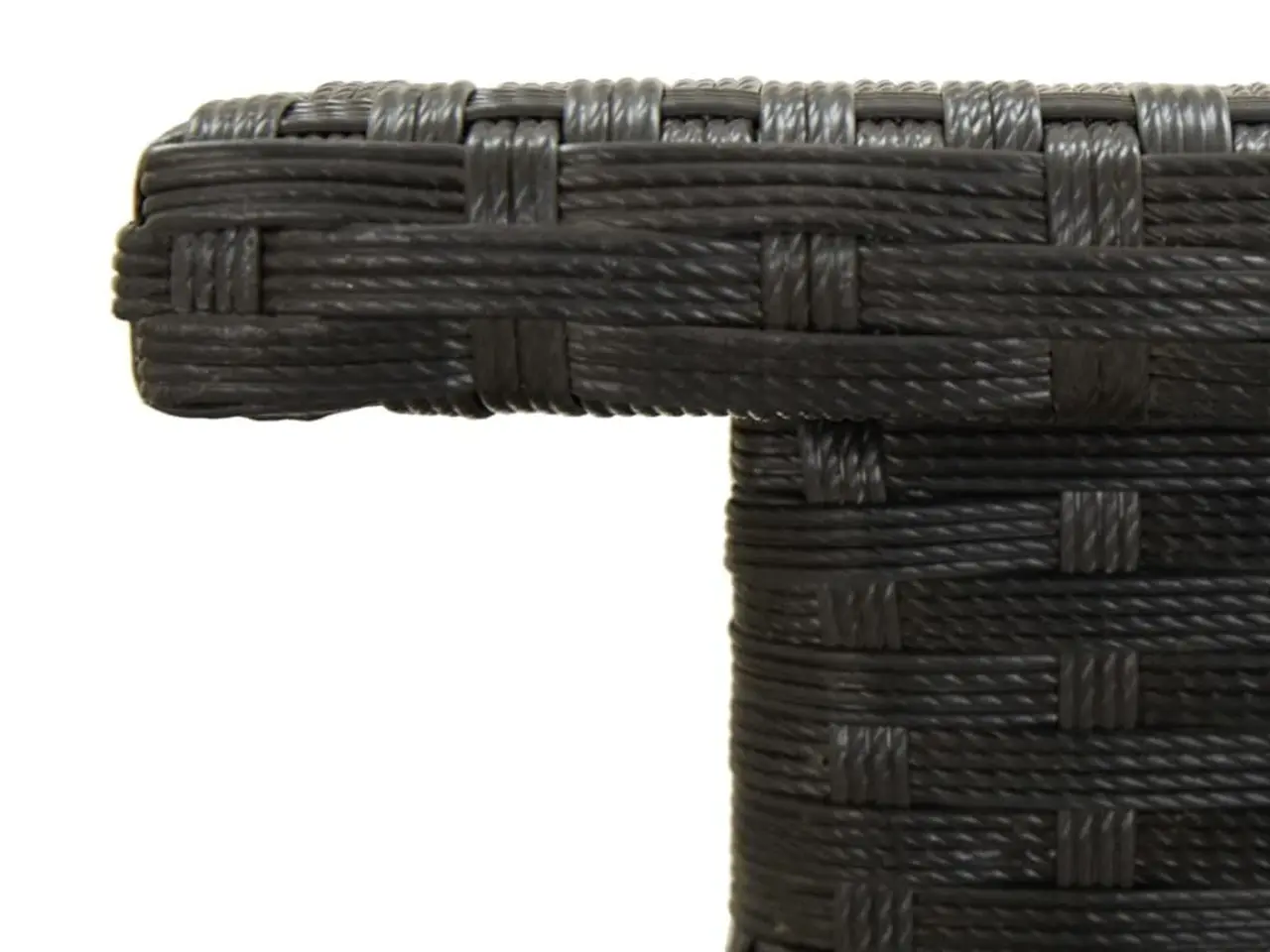 Billede 3 - Tebord i polyrattan 50 × 50 × 47 cm - sort