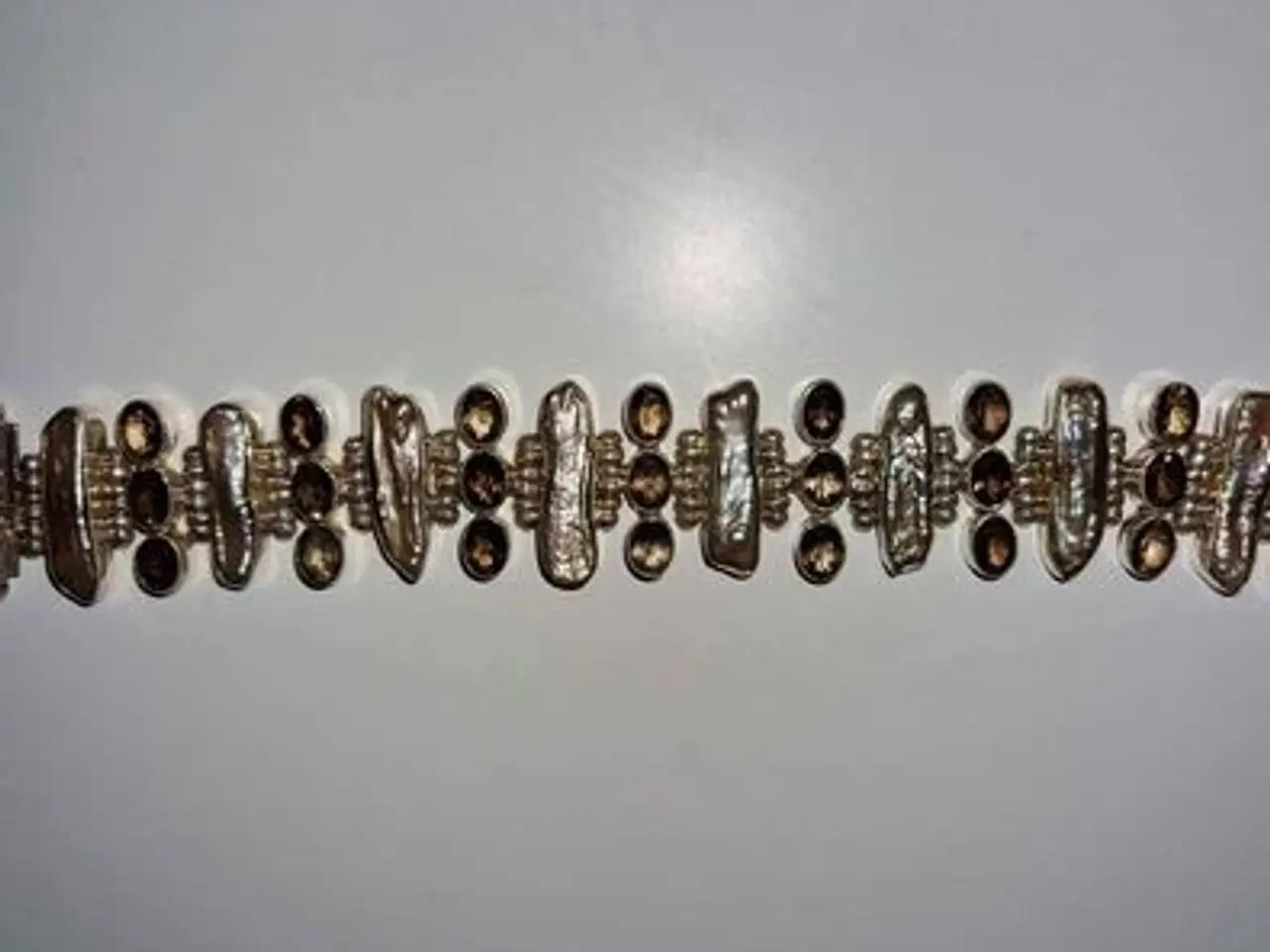 Billede 2 - Armbånd Rabinovich røgkvarts og perler