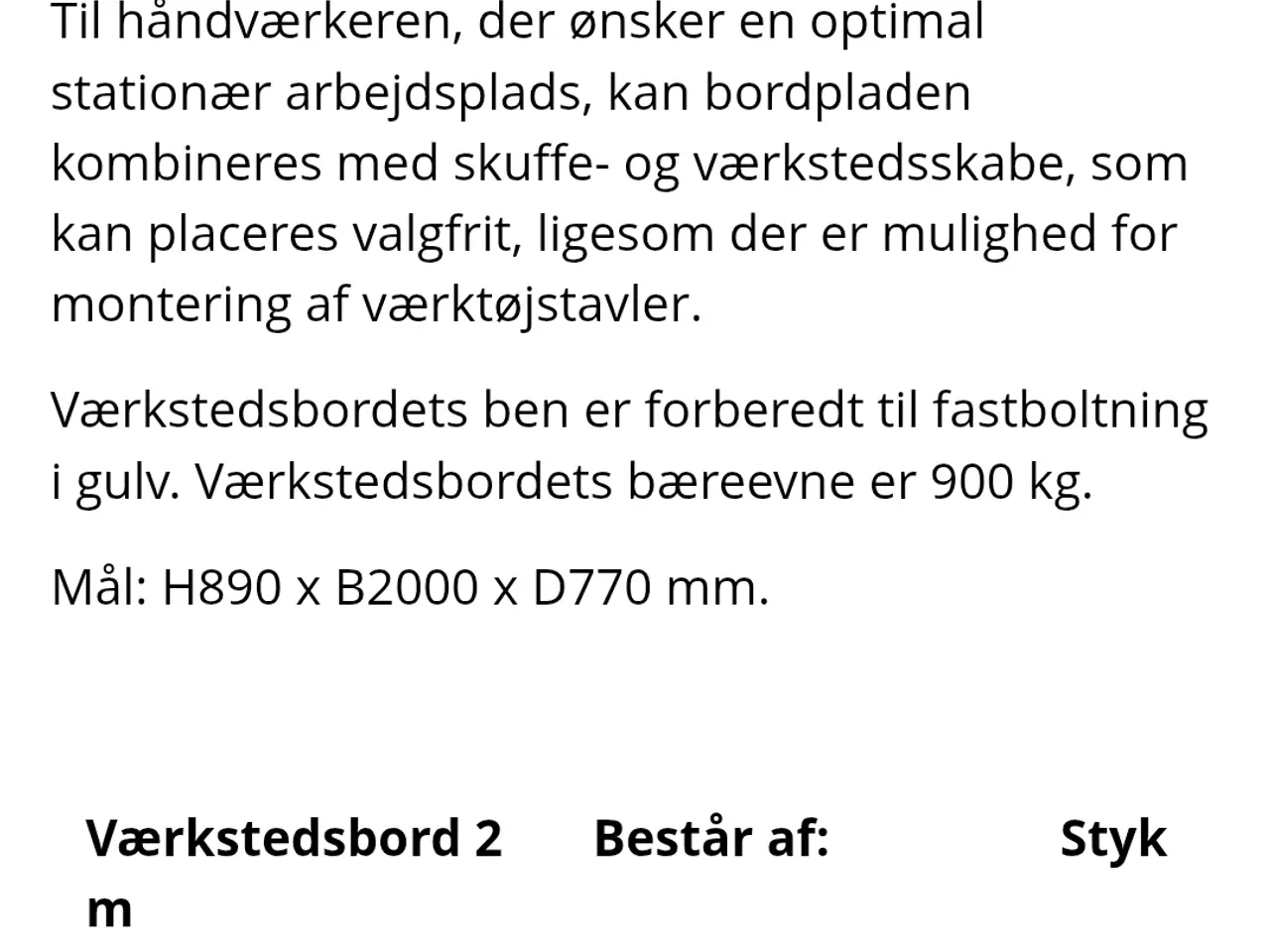 Billede 6 - Flot filbænk bord