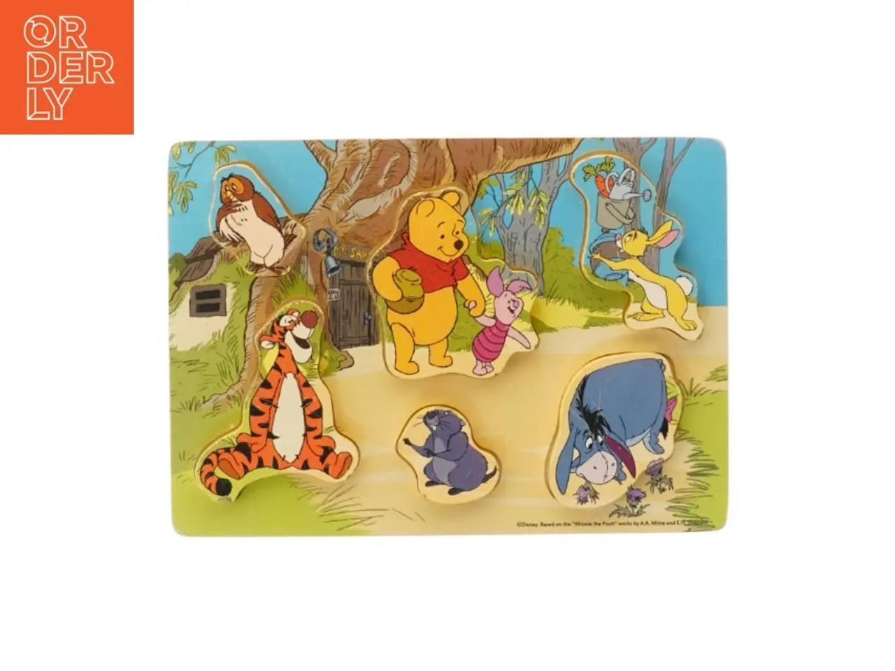 Billede 1 - Disney Puslespil med Peter Plys-motiver fra Disney (str. 29,5x21 cm)