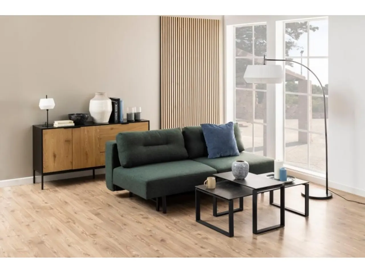 Billede 9 - Malling sovesofa grøn  stof