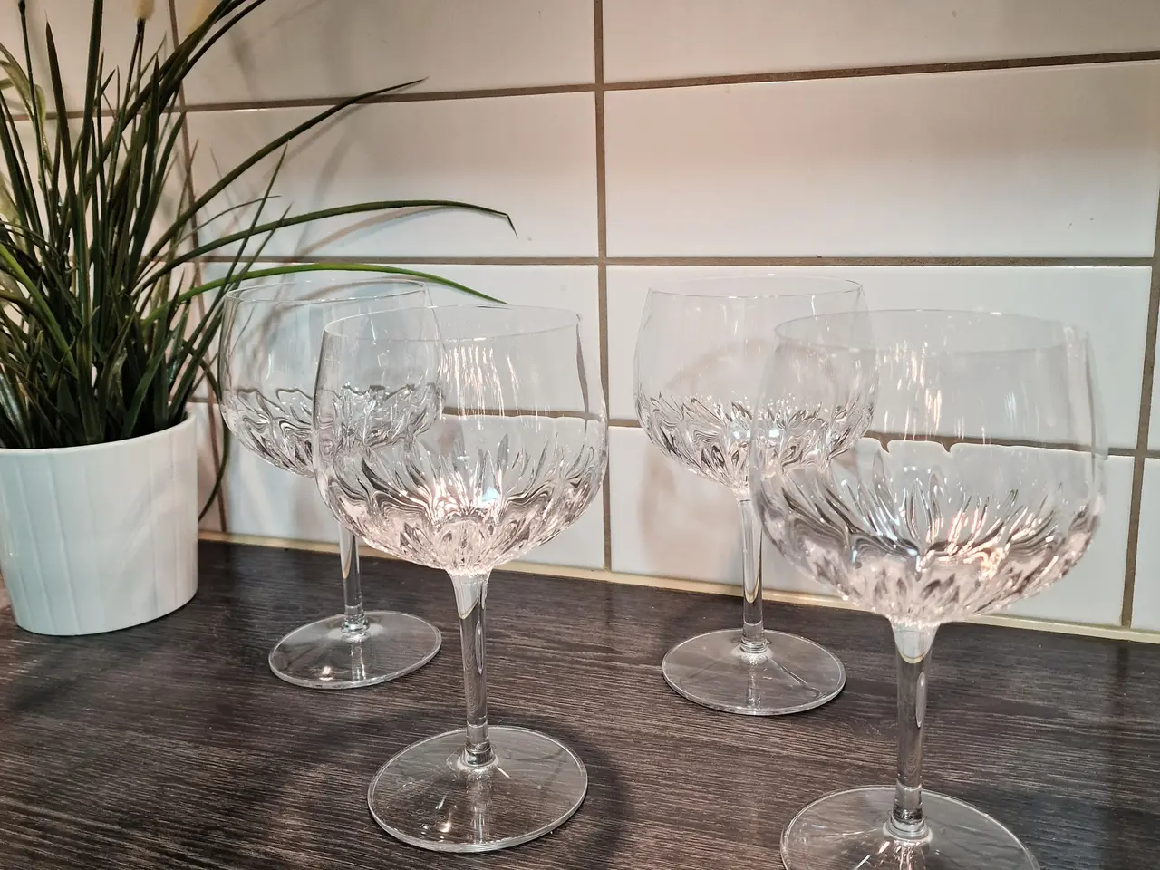 Billede 1 - 4 stk. Store flotte spanske gin og tonic glas.