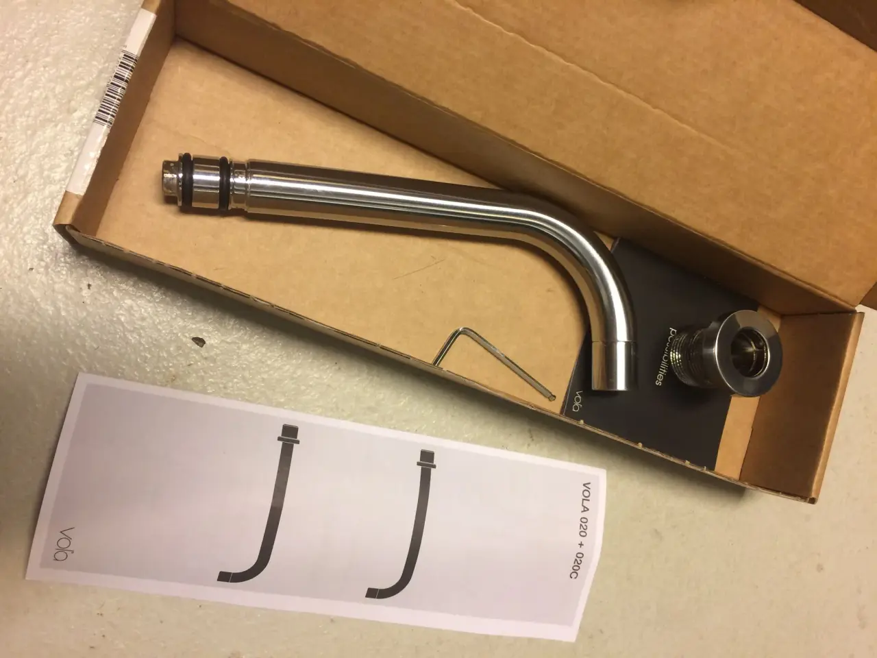 Billede 2 - Vola 010 160mm m.fast tud