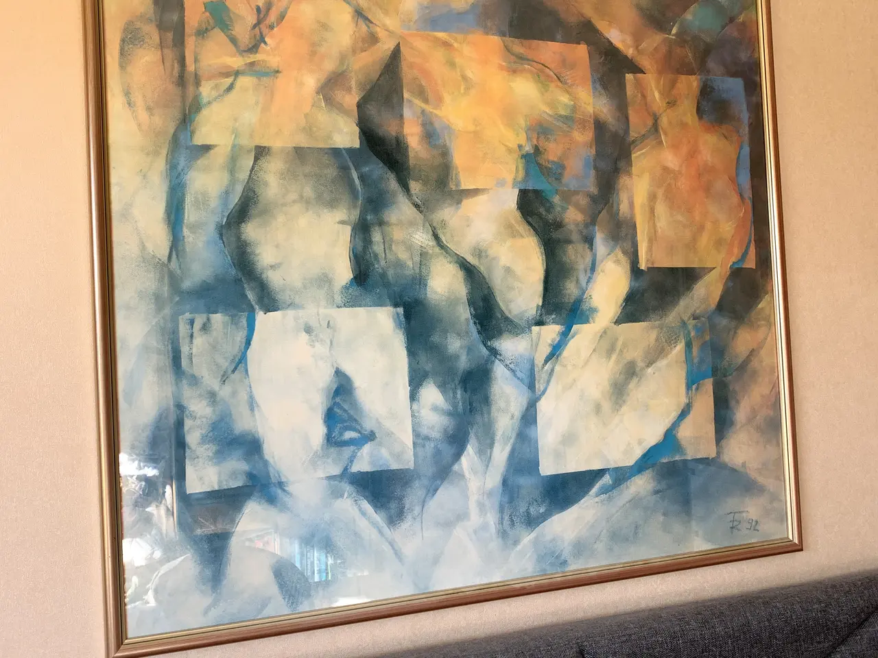 Billede 2 - Erotisk kunst - Stor kunstplakat i eksklusiv ramme
