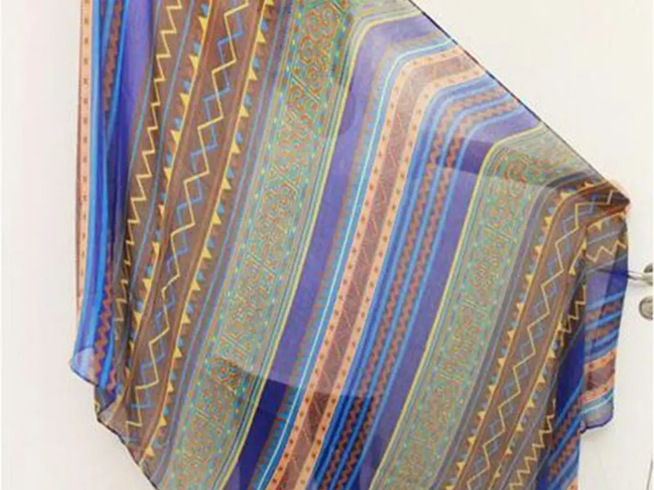 Billede 3 - Tørklæde/ 50x160cm. multifarvet.2 farver