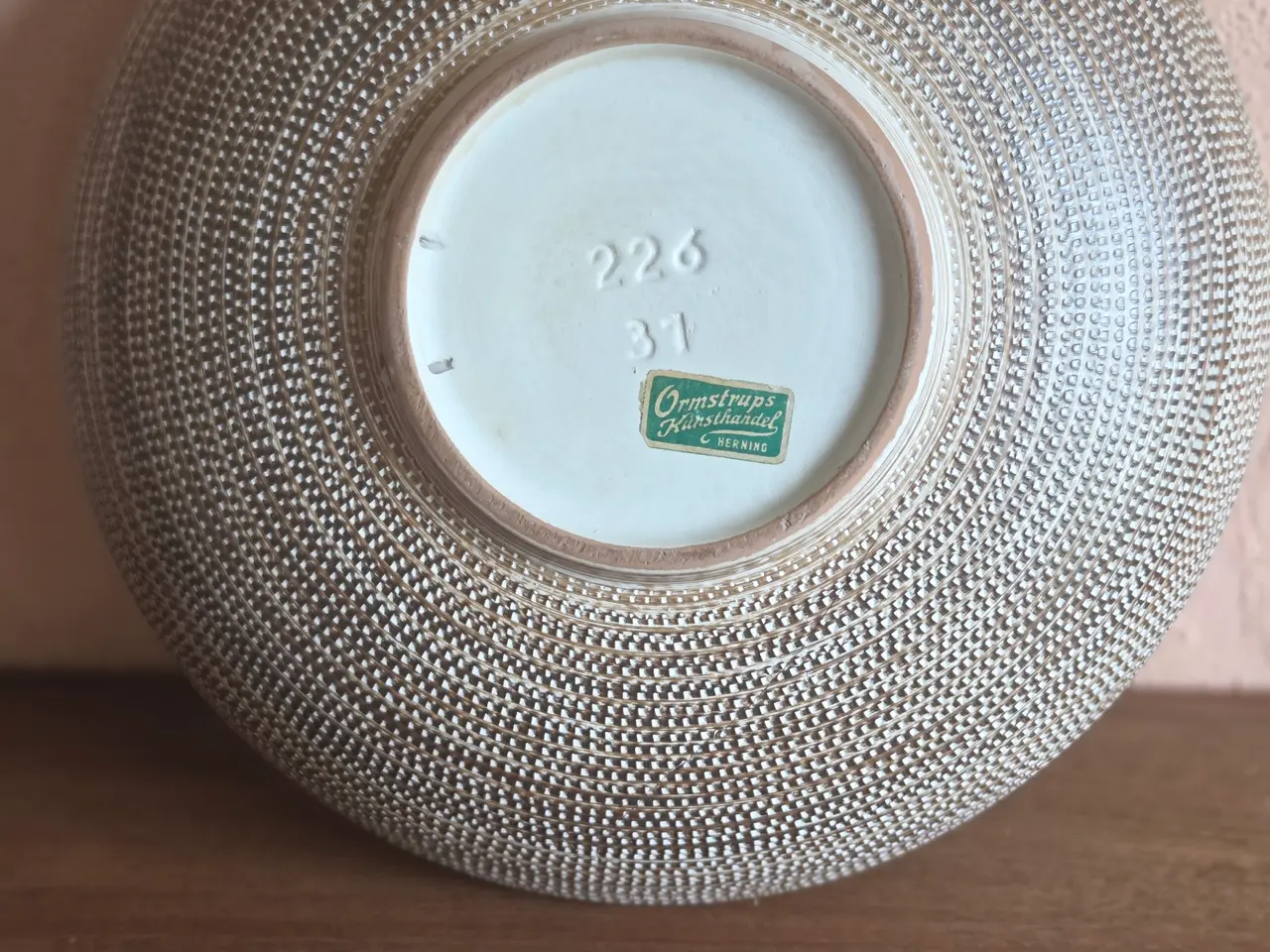 Billede 5 - Rundt fad, 30 cm.