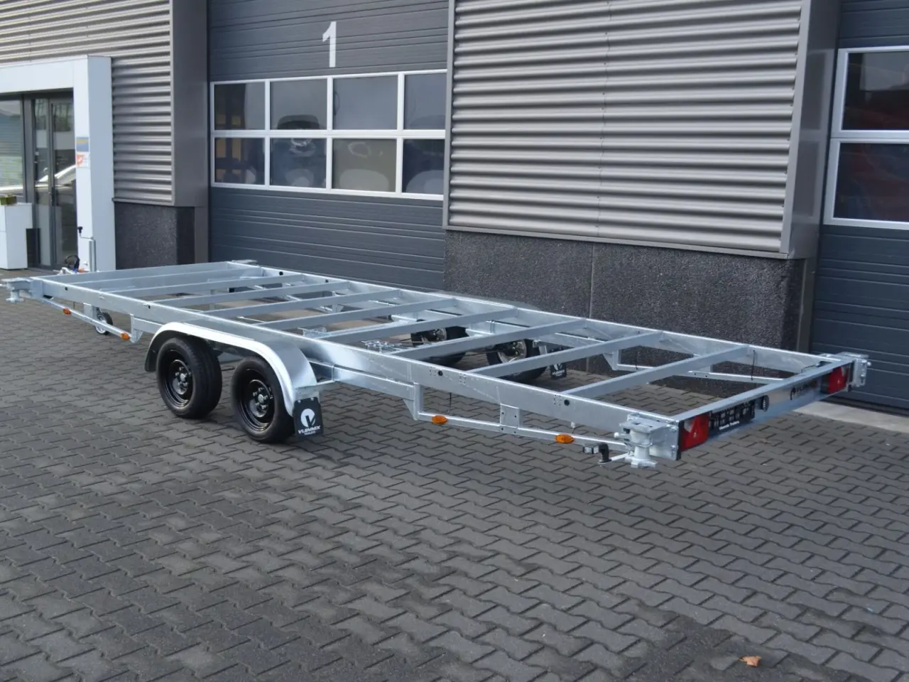 Billede 2 - Vlemmix containertrailer 10 fod - 2 X 1800 kg