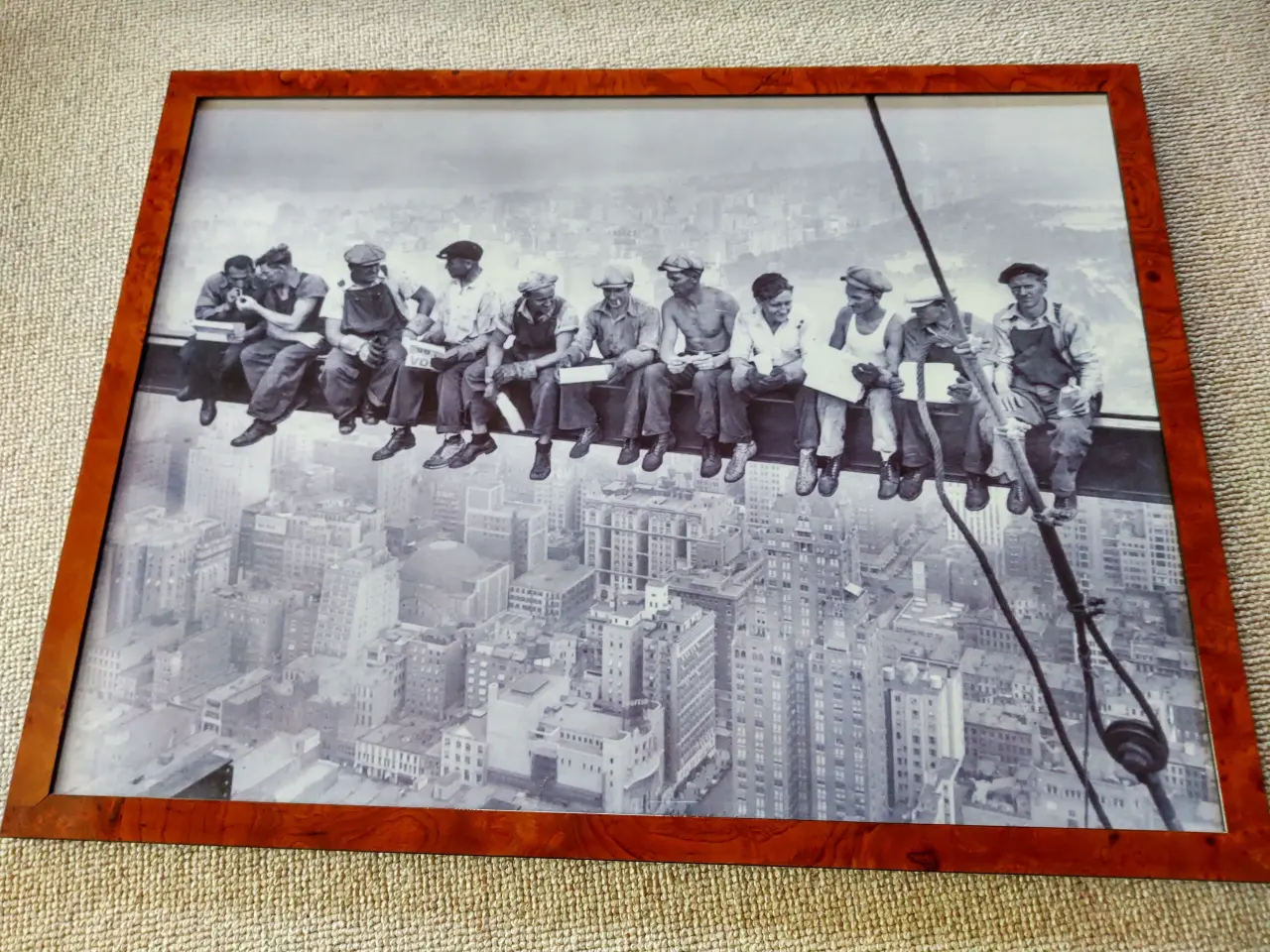 Billede 2 - Lunch atop a skys crapper i New York