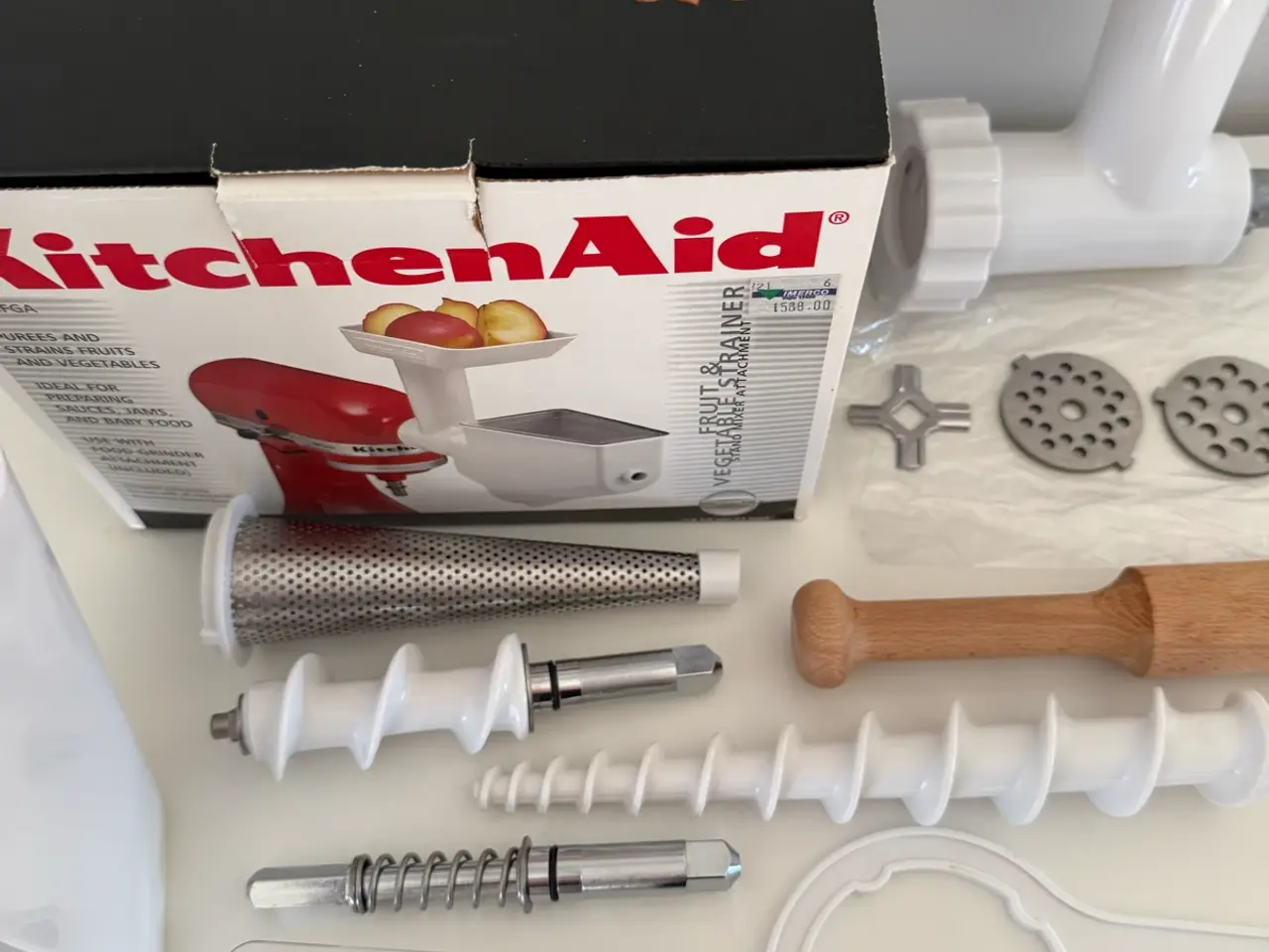 Billede 19 - KitchenAid kødhakker & purépresser udstyr