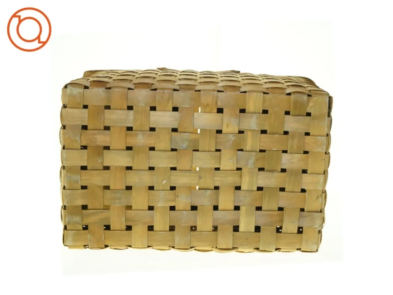 Billede 4 - Flettet Picnic kurv (str. 23 x 26 x 42 cm)