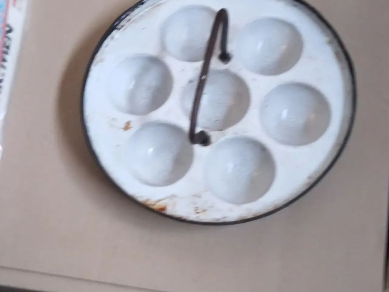 Billede 2 - Støbejerns æbleskivepande - retro