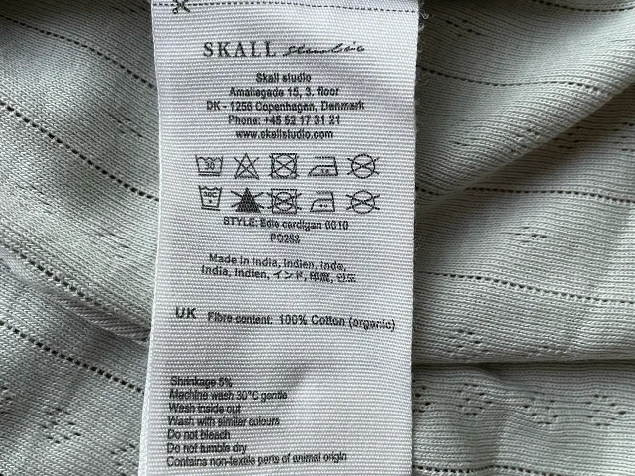 Billede 7 - Skall Studio pointelle cardigan